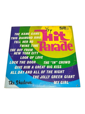 Vintage The Shadows Vinyl LP Hit Parade Album 1965 Arc Pop Rock Black Canada